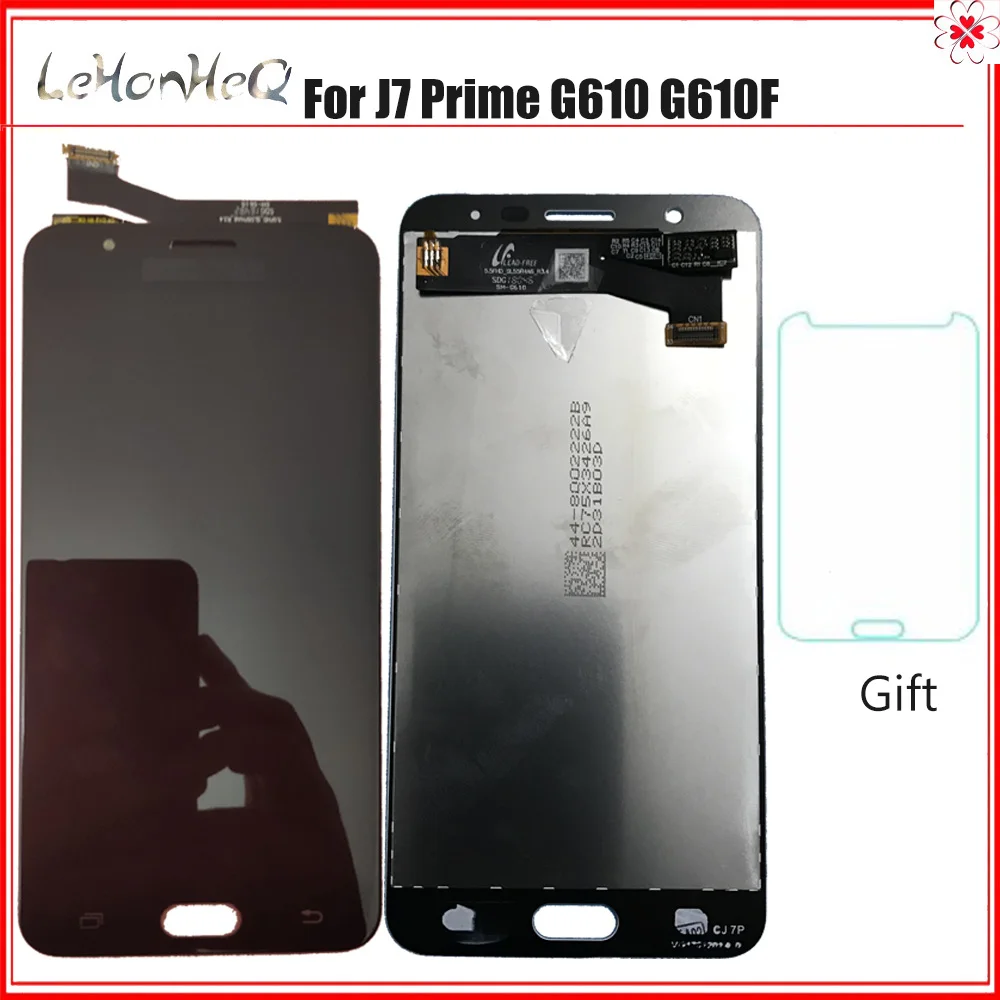 Для samsung J7 Prime Lcd G610 G610f дисплей сенсорный экран дигитайзер в сборе для J7p G610m Amoled