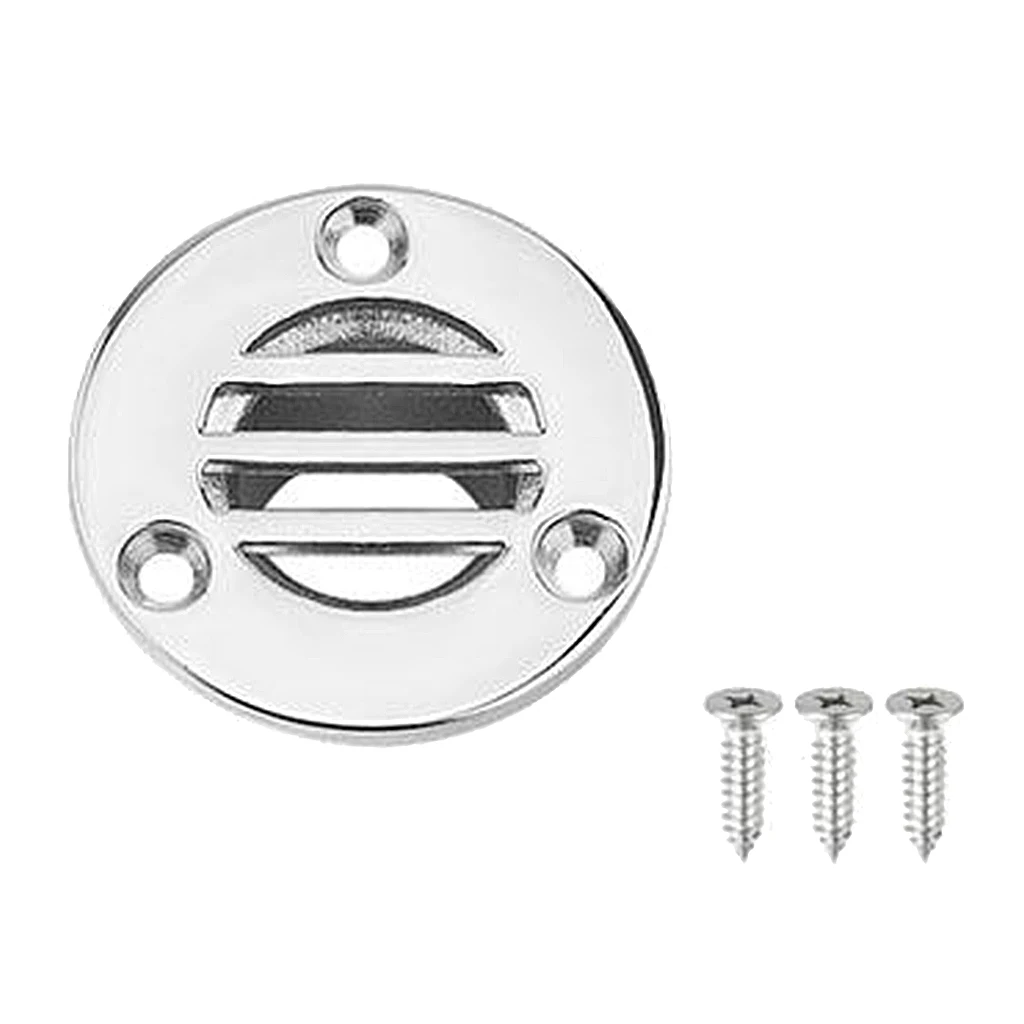 Deck Floor Draining Drains Scupper w/ Installing Screws - Marine Grade 316 Stainless Steel for Boat Ship 7/8inches Deck Floor Draining Drains Scupper w/ Installing Screws - Marine Grade 316 Stainless Steel for Boat Ship 7/8inches