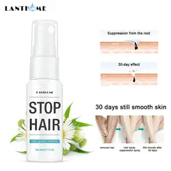 New 20ML Permanent Painless Hair Removal Spray Stop Hair Growth Inhibitor Shrink Pores Skin Smooth Repair Essence TSLM2 Hot