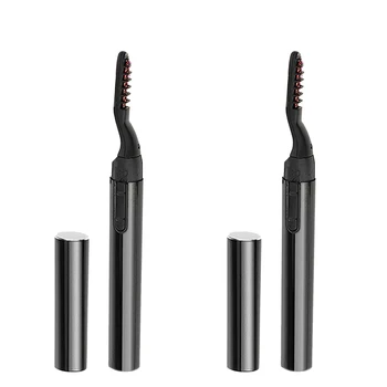 

Heated Eyelash Curler, Electric Portable Heated Lashes Curler,Long-Lasting Curler with Temperature Protection 2 Pack for Dating,