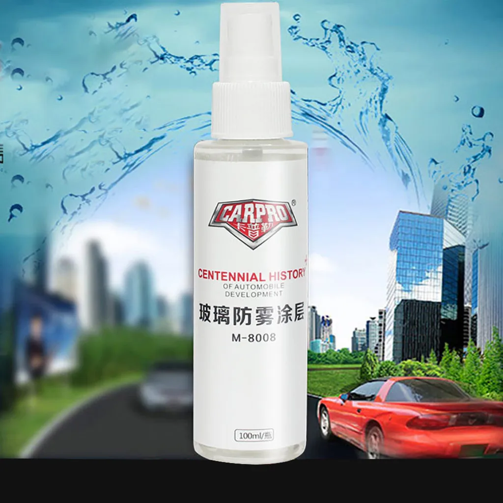 100ML Clear View Fog-Proof Spray Automobile Windshield Mirror Glass Cleaning Agent Safe Easy Clean Car Cleaning Supplies#YL1