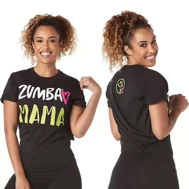 Zumba ropa de Yoga barata para mujer, ropa para correr aeróbica, ropa de Fitness, camiseta de manga camisetas deportivas para hombre|Camisetas| - AliExpress