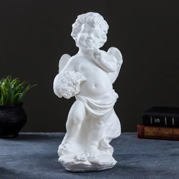 

Figure "Angel with flowers" white 15x16x35cm 1076264