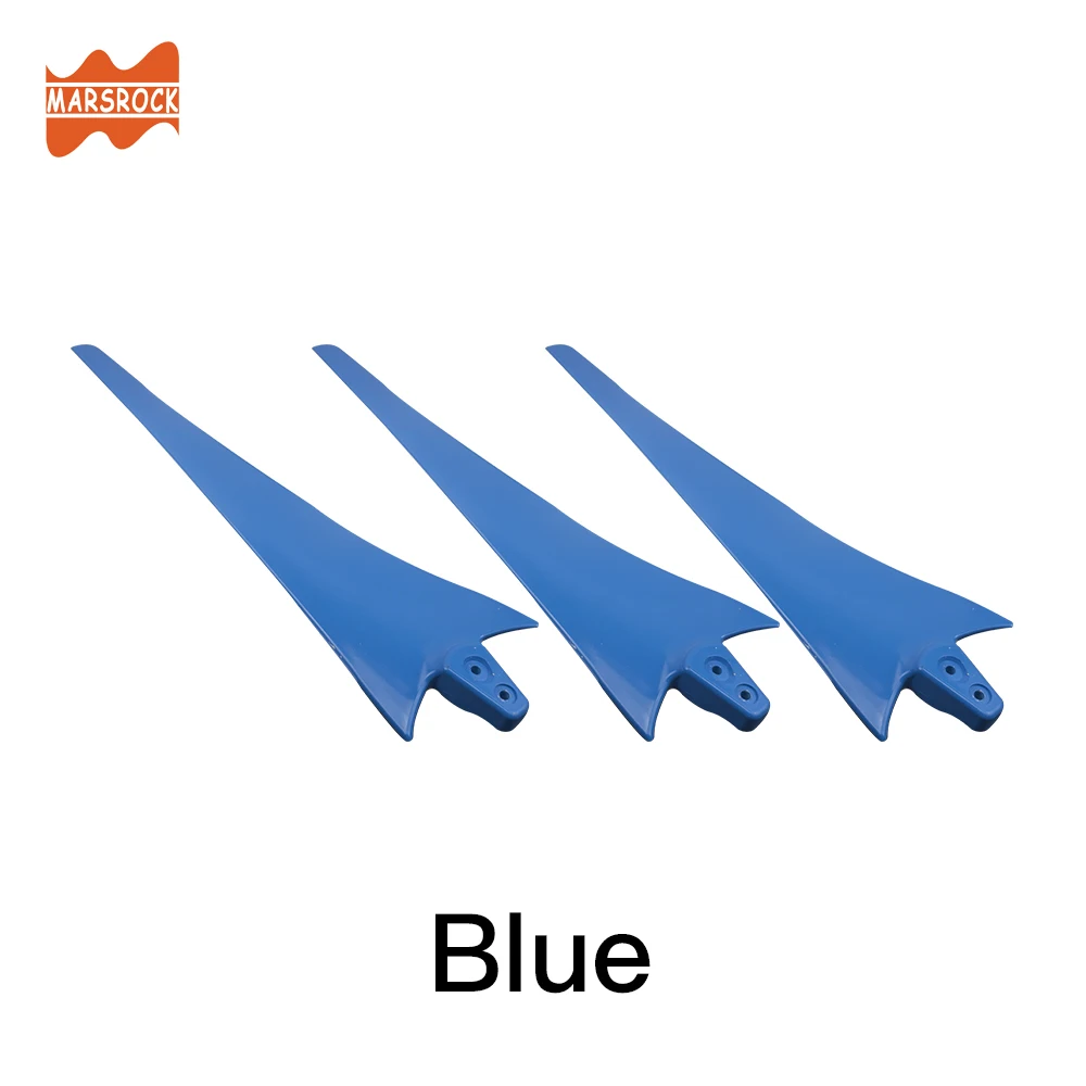580 мм красочные мульти лопасти генератора ветра для ветровой турбины в сочетании свободно - Цвет: 3 Blue Blades