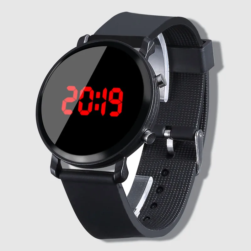 Новинка 2019 женские часы Силиконовые наручные цифровые Led дисплей для женщин