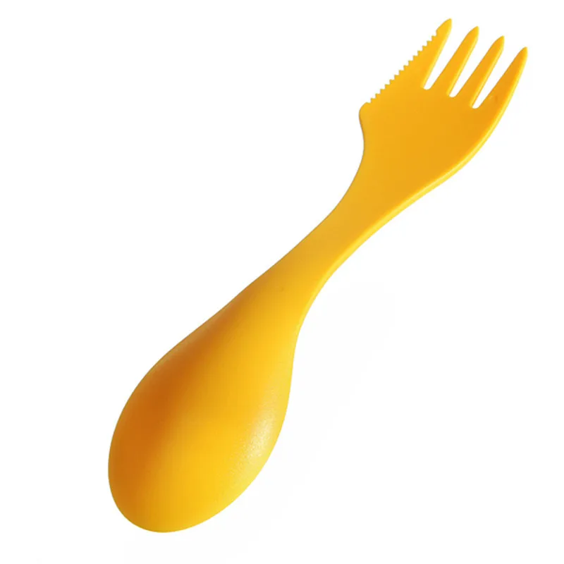 

1 Pc Spoon Forks Travel Camping Knife Hiking Lunchbox Utensils Spork Outdoor Camping Picnic Outdoor Tableware