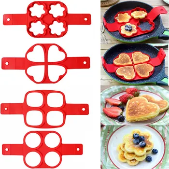 

Pancake Maker Nonstick Cooking Tool Egg Ring Maker Pancakes Cheese Egg Cooker Pan Flip Eggs Mold Kitchen Baking Accessories