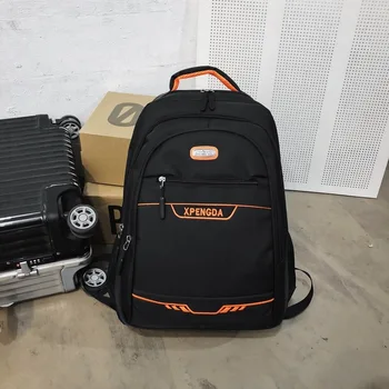 

Boys Backpack School Bags for Teenagers Men Back Pack Student Black Nylon Large Capacity Youth Casual College Style Bagpack Big