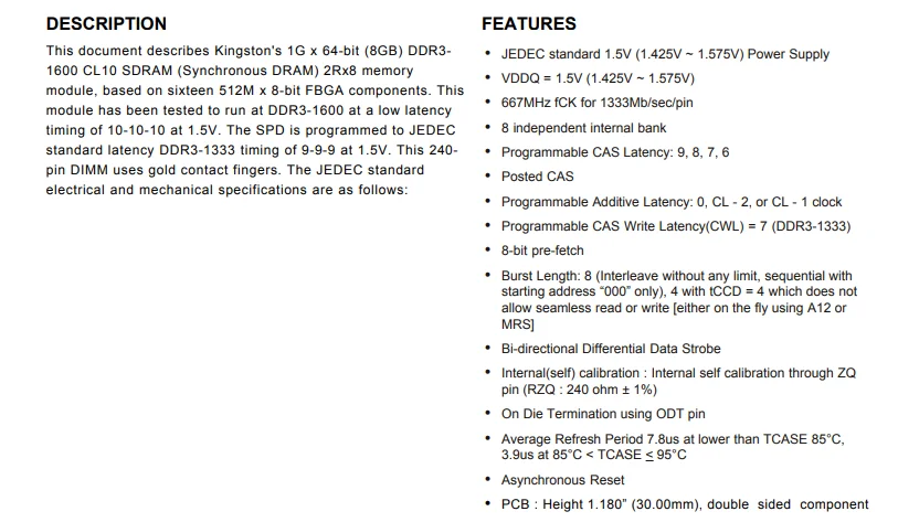 Оперативная память kingston HyperX DDR3, 4 ГБ, 8 ГБ, 1333 МГц, 1600 МГц, оперативная память ddr3, 4 ГБ, 8 ГБ, PC3-12800, настольная память для игр DIMM