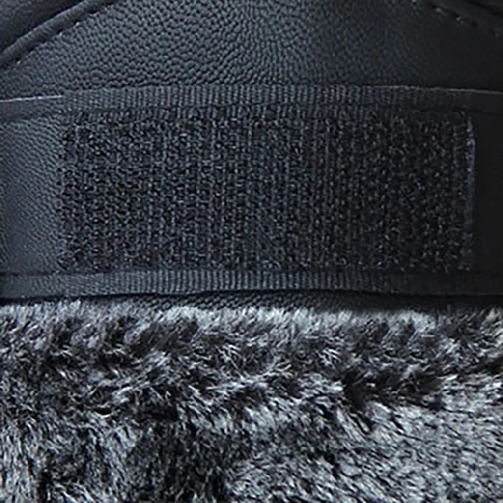 Мужская перчатка из искусственной кожи пять пальцев плюс бархатные перчатки Нескользящие полосатые рукавицы согревают мужские водонепроницаемые перчатки