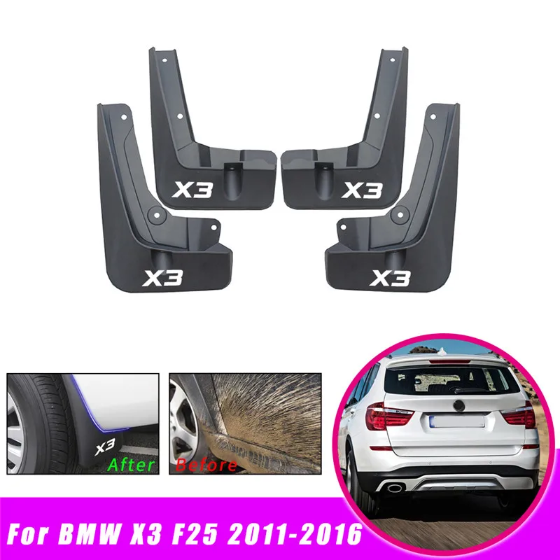 Car Mudguards Mudflaps For Bmw X3 F25 20112016 Car Fender Flares Mud