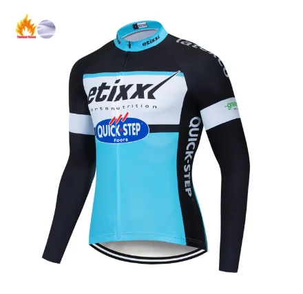 Etixx Ropa ciclismo теплая зимняя флисовая одежда для велоспорта Мужская Джерси костюм для прогулок верховой езды на велосипеде MTB Одежда комбинезон комплект - Цвет: 13