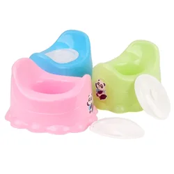 Urinoir de dessin animé Panda avec couvercle, Pot Portable pour bébé, siège d'entraînement, toilettes confortables pour enfants 