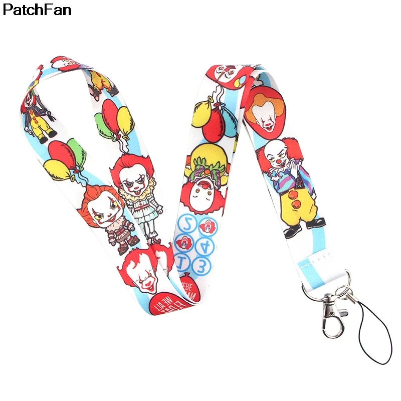 Patchfan Стивен Кинг это фильм ужасов брелок Ремешок лямки на шею Ткань id держатель значка Ожерелье Аксессуар A2545