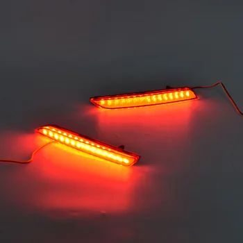 

YUANEN LED Tail Red Rear Bumper Reflector Light Lamp Stop Fog Brake Light For Honda JAZZ Fit 2010-2013 CRZ CRV Acura TSX