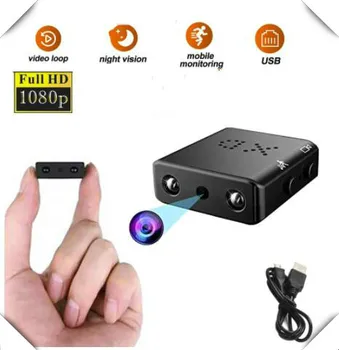 

New mini Cam HD 1080P smart Camera Infrared Night Vision Security Cameras Loop Recording Support 32GB PKSQ11 Gift game button