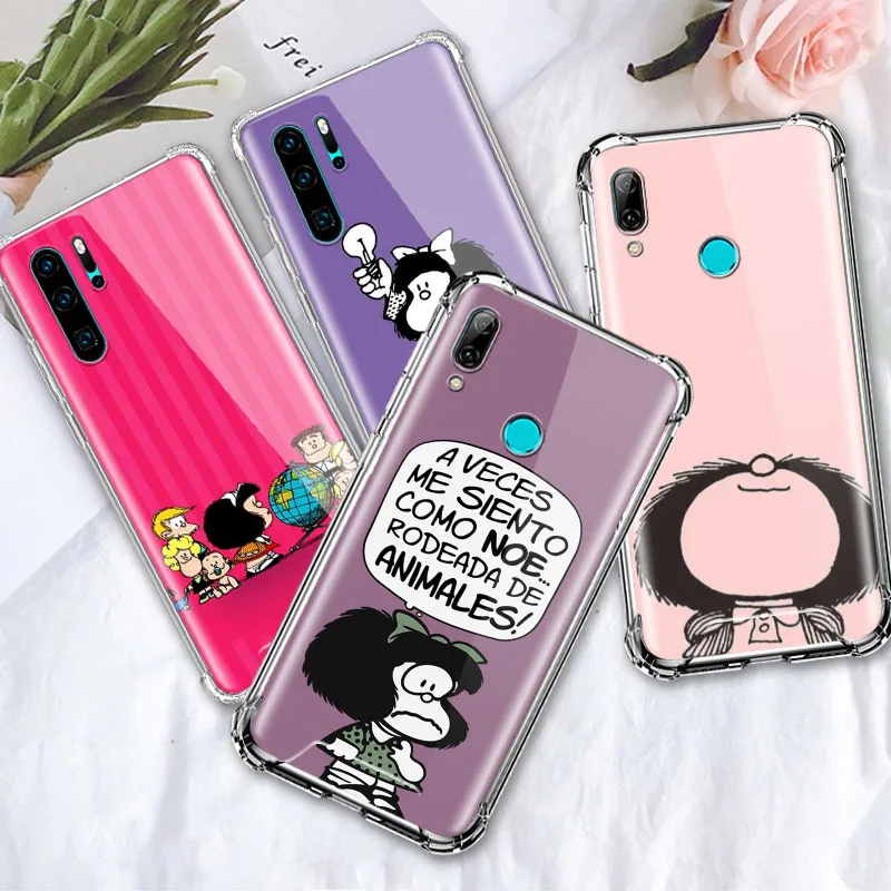 Чехол Mafalda для Huawei P40 Lite E P20 P30 Pro P Smart Z Plus 2019 подушка безопасности противоударный