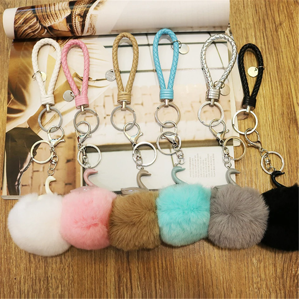 Креативный мультфильм Hairball милая сумка Подвеска студенческий подарок брелок животные и природа плюшевый маленький брелок милые плюшевые брелки