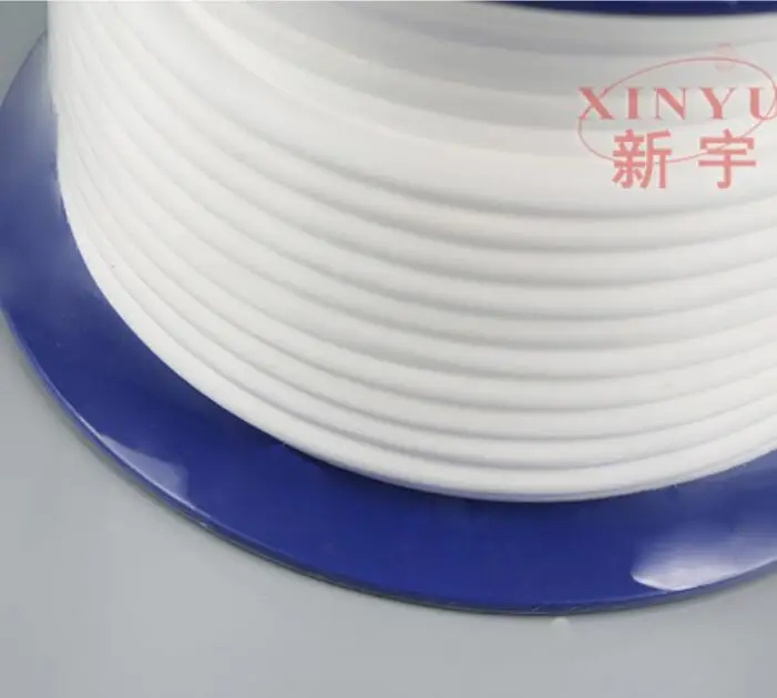 

Expanded PTFE cord tape round rope , Expanded Teflon soft sealing rod,ptfe padding ptfe gland packing