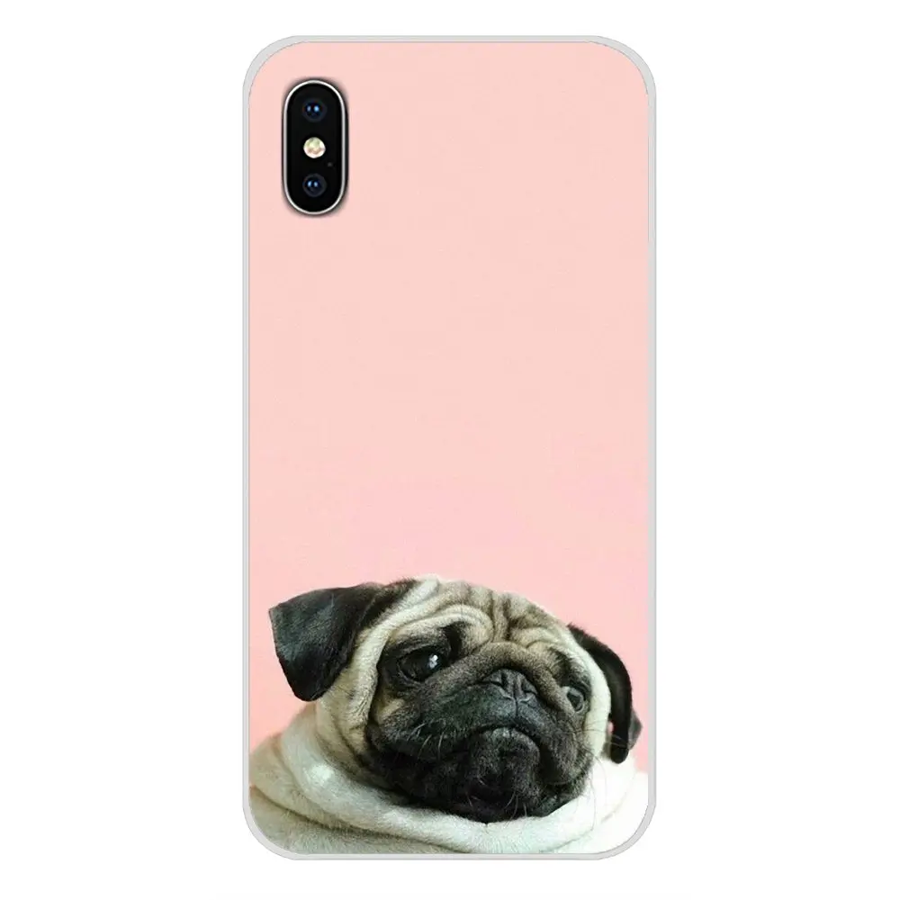 images 6 Для huawei Коврики Honor 4C 5C 5X6X7 7A 7C, 8, 9, 10, 8C 8X20 Lite Pro Аксессуары телефон оболочки чехлы животных милая собака мопс - Цвет: images 6