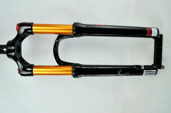 Пневматическая вилка Pasak Mtb 2" 27,5" 2" Золотая трубка 1 1/8" подвесная линия для горного велосипеда с дистанционным управлением RL HL