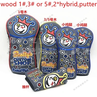 TlTLElST scotty wood гибридные головные уборы Кэмерон Джони джекпот клинок Скотти шпаттер Джокер шпаттер для головы шпаттер клоун Чехлы Набор - Цвет: 18