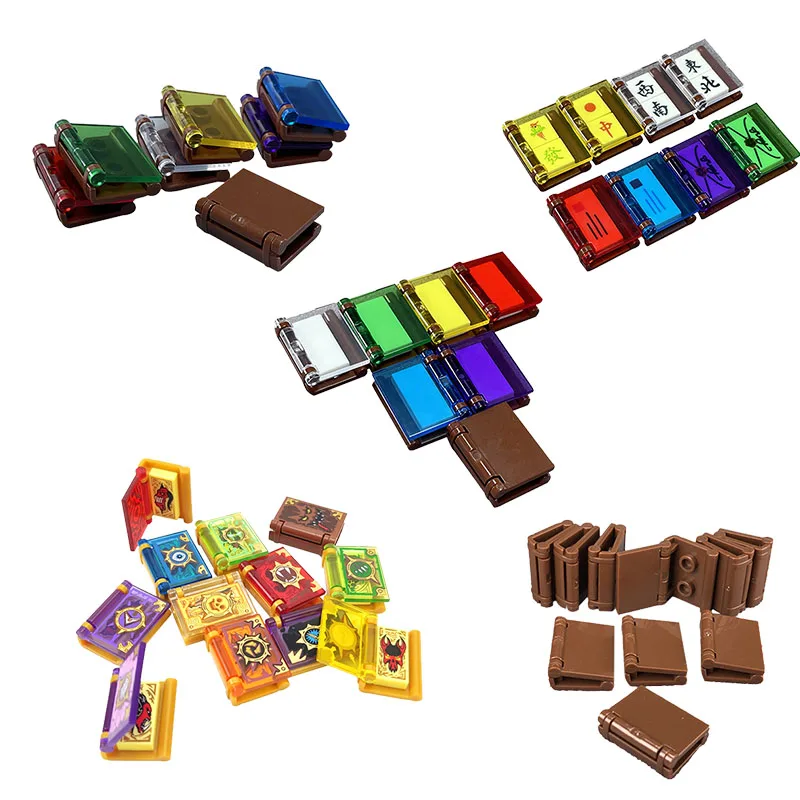 MOC City Books Magic Book Model Building Blocks Set Kit Bricks Educational Toy Child's Gifts Toys for Children Kids City Gifts