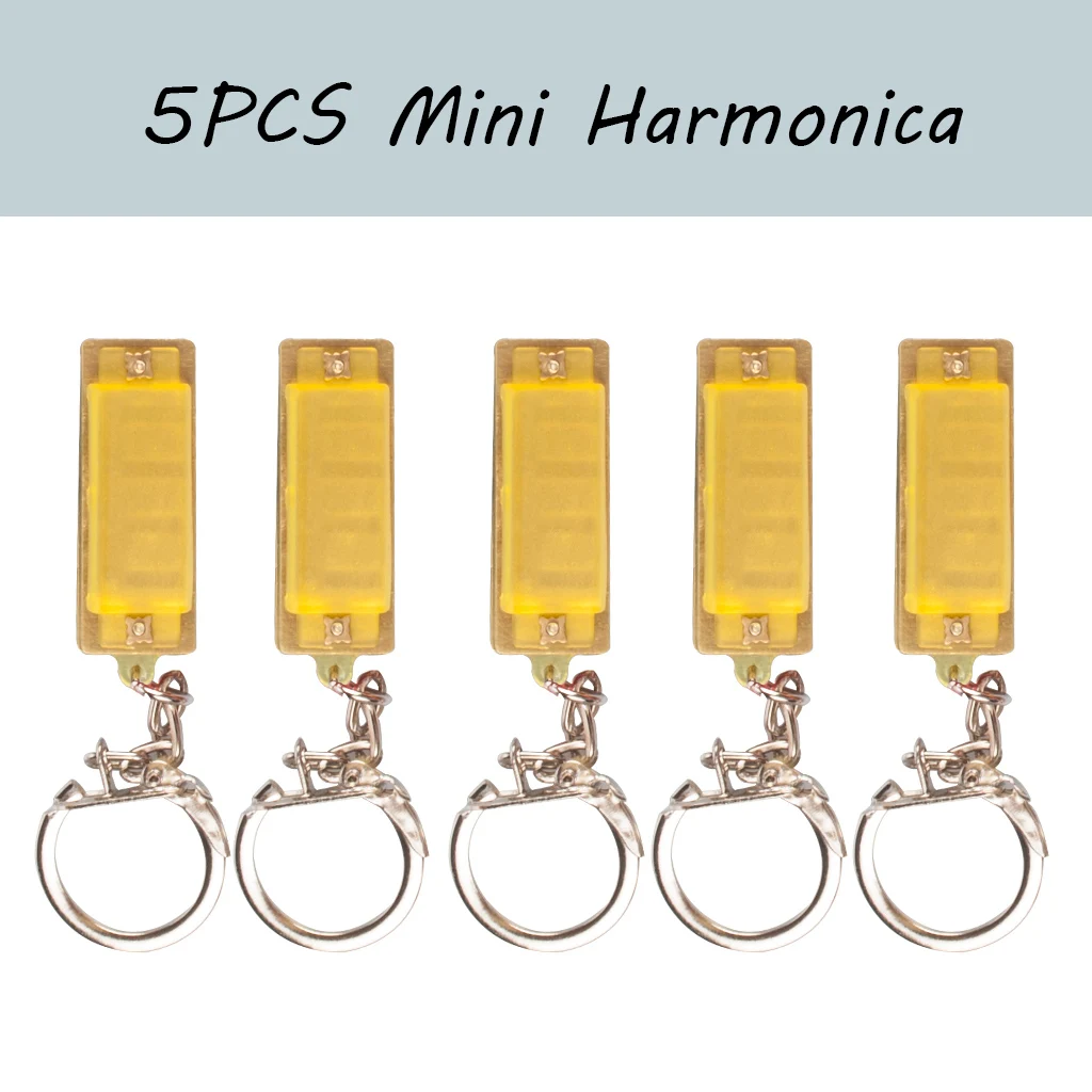 

5Pcs Kids Children Mini harmonica 4-hole Harmonica Musical Tool Best Gift