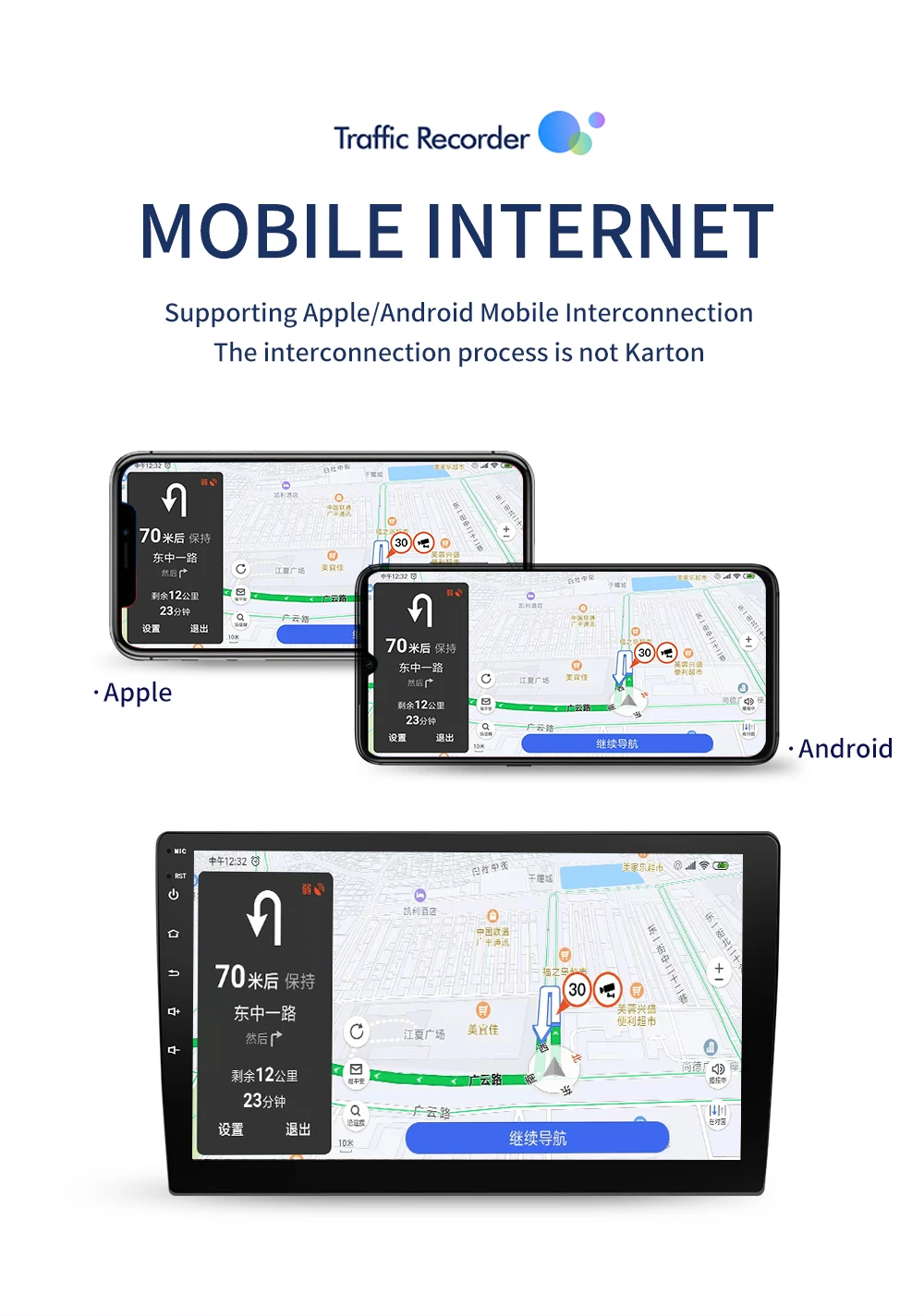 4-х ядерный 1DIN Android8.1 10.1in автомобильный стерео MP5 плеер gps Nav WiFi USB BT FM радио+ камера