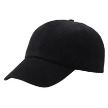 Осенне-зимняя модная шапка унисекс, одноцветная Вельветовая бейсбольная кепка, регулируемая уличная спортивная повседневная Кепка# xm3