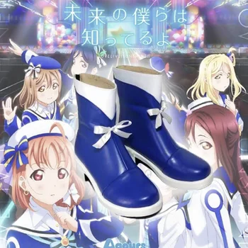 

Love Live!Sunshine Guilty Kiss Ruby Kurosawa shoes Cosplay Custom men's and women's fashion leisure cartoon PU leather shoes