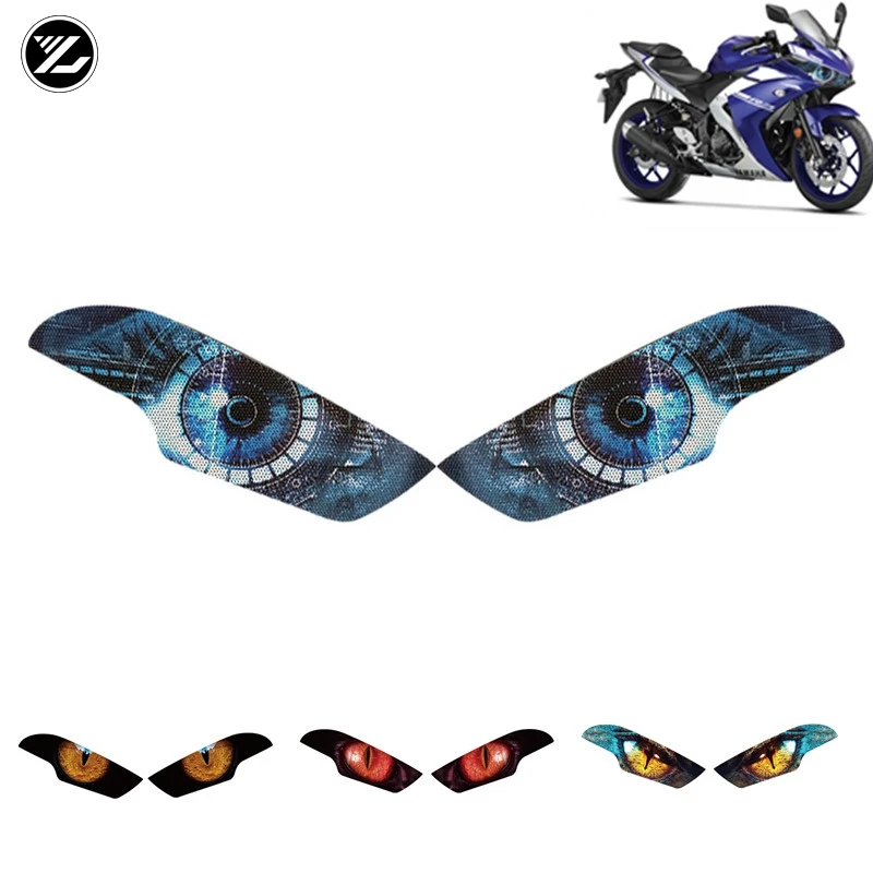 Аксессуары для мотоциклов yamaha YZF R3 R25 r3 r25 2015 2018 Защитная Наклейка на фары наклейка