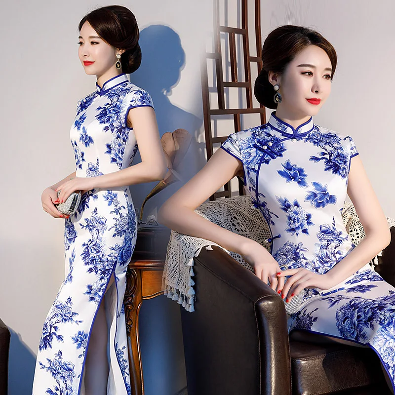 

China Dresses Qipao Cheongsam Cotton Linen Mujer Vestidos Plus Size for Women Long Summer New Arrival