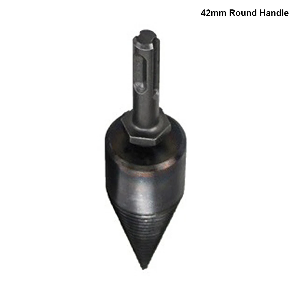 42mm Round Handle Высокоскоростное сверло для скручивания Дровокол с винтовыми конусами, сверло для дерева JS22 - Цвет: 42mm Round Handle