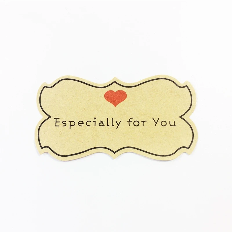 80 Pcs/lot New Big Size 'Especially for you' Seal Sticker Kraft Paper  Stickers Homemade Bakery&Gift Packaging Scrapbooking Label
