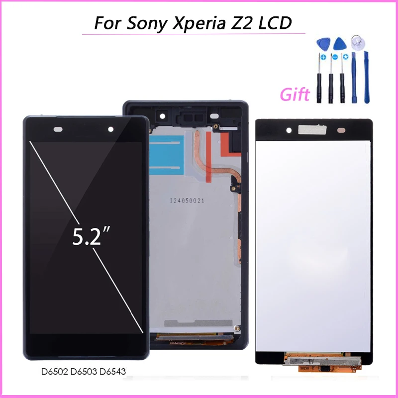 ЖК экран для Sony Xperia Z2 L50W D6502 D6503 сенсорный дисплей панель дигитайзер датчик в