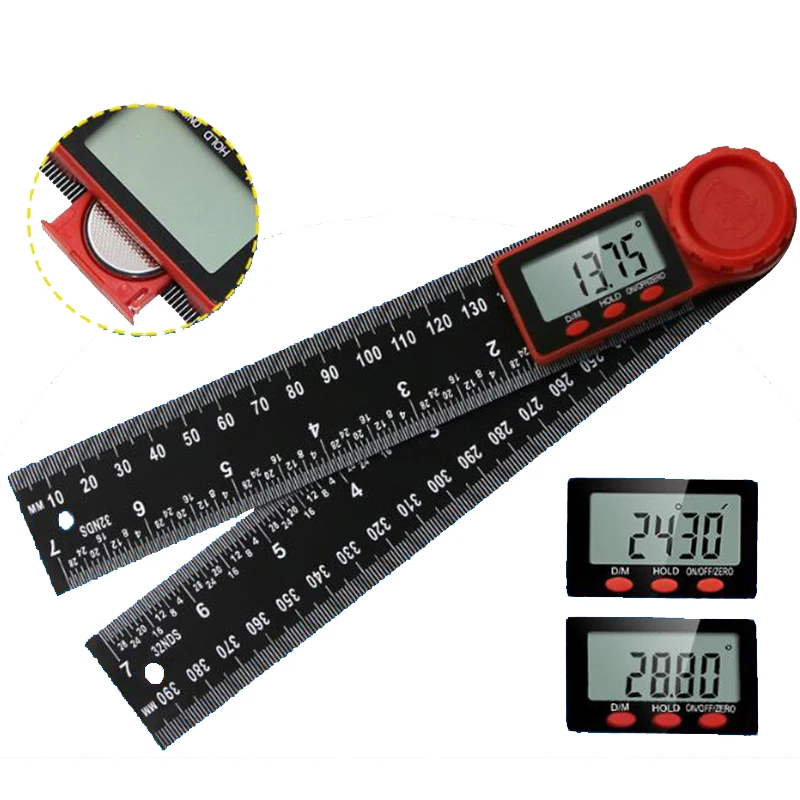  Goniometer Digital Angle Protractor Inclinometer Angle Ruler Meter Contour Finder Measurement Tools