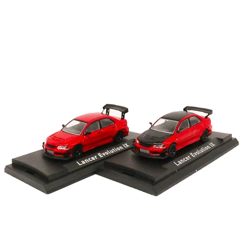 

1/64 Mitsubishi Lancer Evolution IX EVO 9 RedBlack Diecast Model Car