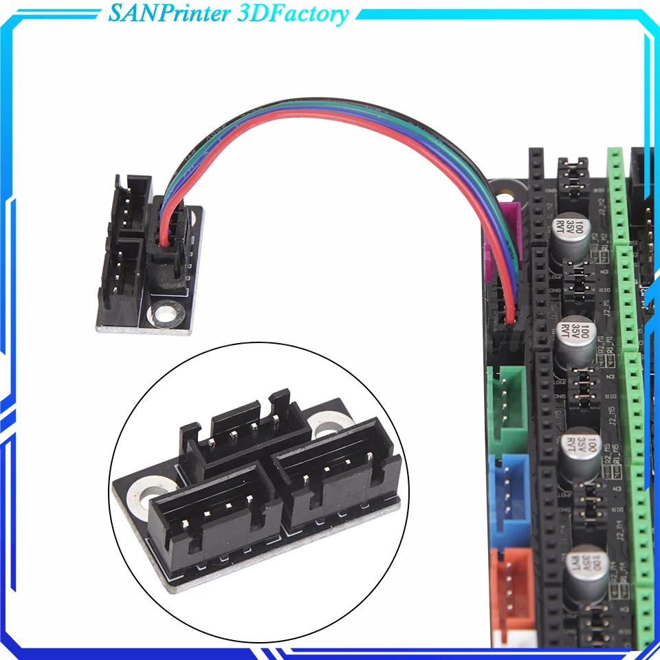 1/2pcs 3D Printer Parts Motor Parallel Module External High Power Switching for Double Z Axis Dual Z Motors SKR mini PRO Board