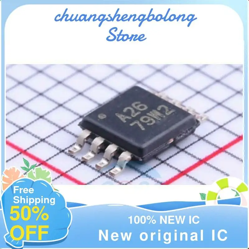 

5 шт., INA126EA INA126 A26 MSOP-8, новый оригинальный IC