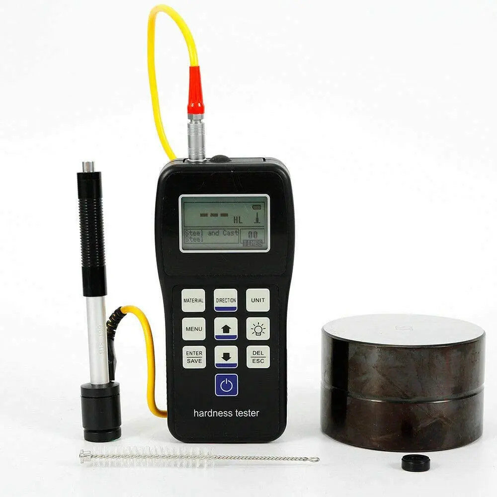 VTSYIQI Leeb Hardness Durometer Testing Equipment Tester Gauge Rebound Hardness Tester Meter Durometer 170 to 960 HLD LCD Digital for Metal Steel 10 Materials VTSYIQI Leeb Hardness Durometer Testing Equipment Tester Gauge Rebound Hardness Tester Meter Durometer 170 to 960 HLD LCD Digital for Metal Steel 10 Materials