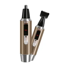 USB Электрический триммер для волос в носу для мужчин-Тип зарядки для обрезки ножа два в одном устройство для бритья волос в носу набор