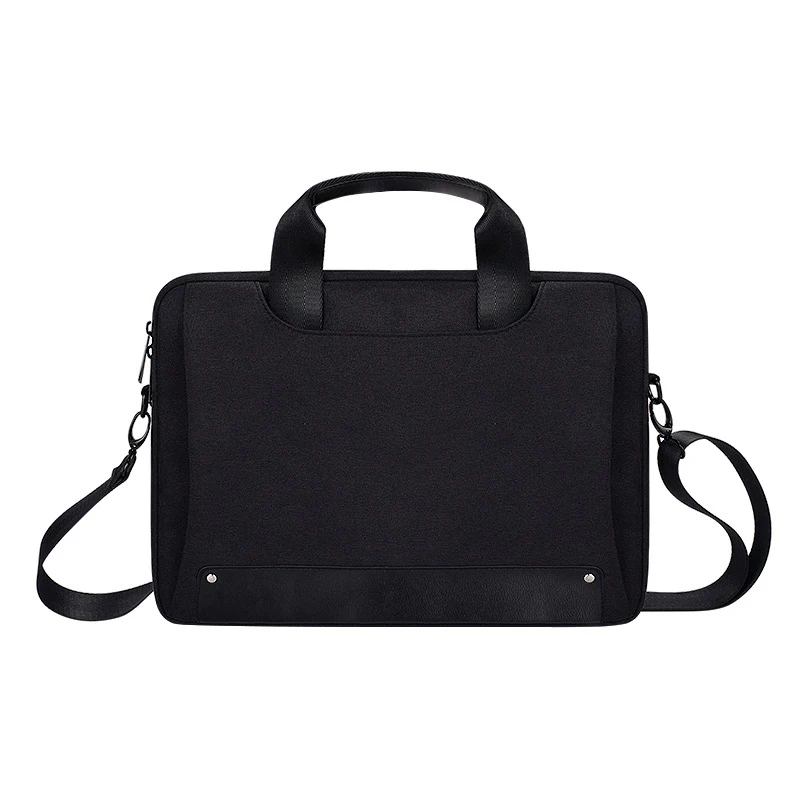 Для MacBook Pro 16 дюймов Портативная сумка для ноутбука сумка через плечо Пылезащитная сумка для ноутбука защитный чехол для ноутбука(внутренний 15,6 дюйма - Цвет: Черный