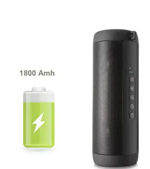 

Hot T2 waterproof Bluetooth speaker portable outdoor LED wireless speaker sound column subwoofer HiFi stereo support TF card FM