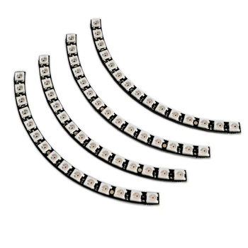 

WS2812-60 bit full-color drive LED lantern Ring Wall Clock ring light 1/4