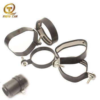 

Exhaust Clamp Motorcycle Carbon Fibre Muffler Silencer Pipe Hanger Clmap Mount Bracket for SC Project AKRAPOV