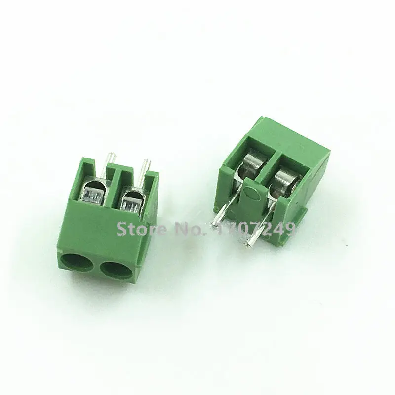 10pcs/lot KF350-3.5 2P-6Pin Terminal 300V 10A KF350 3.5mm 2Pin-6Pin Straight Pin PCB Screw Terminal Block Connector 24-18AWG — view 2