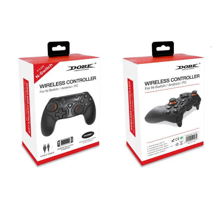 Беспроводной игровой контроллер, джойстик для Nintendo Switch Console, Bluetooth Gamepad Pro Joypad для Android/PC, аксессуары для управления