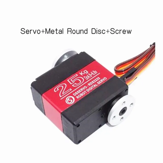 DSSERVO RDS3225 270° 25kg Metal Gear Digital Servo With metal plate