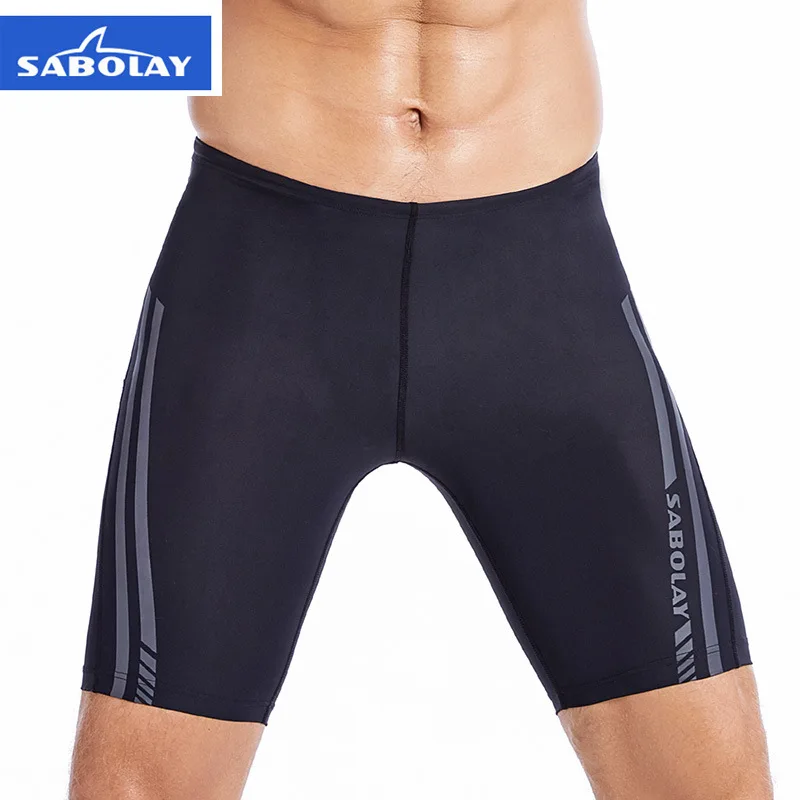 

Sabolay New Style Outdoor Sports Beach Quick-Dry Black And White with Pattern Large Size Swimming Trunks Shorts Amazon Wholesale